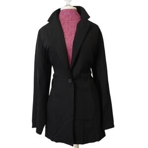 Black Slit Bell Sleeve Blazer size XL NWT